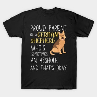 Proud Parents of German Shepherd Pet Lover T-Shirt